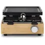 Livoo DOC311 Appareil à raclette 4 personnes 800W - Plateau grill amovible antiadhésif et thermostat ajustable avec 4 caquelons et spatules