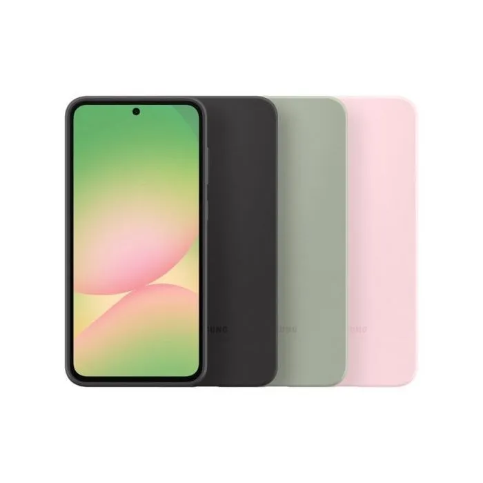 Funda y carcasa de silicona para móvil Samsung Galaxy A56 5G Verde Salvia