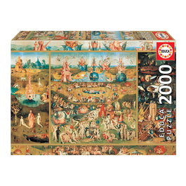 Educa Puzzle 2000 pièces Le Jardin des Délices 18505 en espagnol - Puzzle adulte +14 ans
