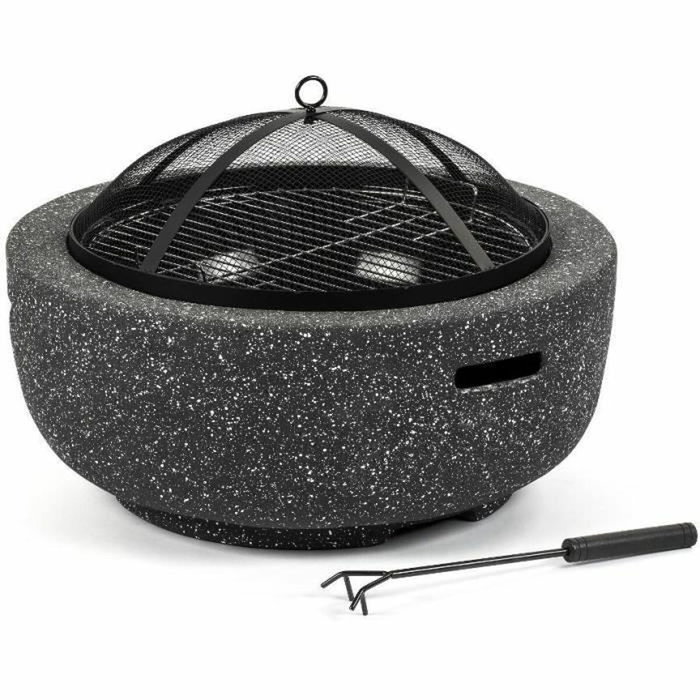 Fieldmann Brasero FZG 1030G en Fonte Gris