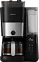 Philips HD7888/01 Cafetière filtre Grind & Brew avec broyeur intégré - Programmable - Capacité 1.25L (10 tasses) - Maintien au chaud - Écran LED