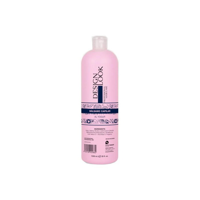 Design Look Baume Capillaire au Yaourt Après-Shampooing 1000 mL - Acondicionador pour tous types de cheveux, démêlant et volumateur Design Look Baume Capillaire au Yaourt Après-Shampooing 1000 mL - Acondicionador pour tous types de cheveux, démêlant et volumateur