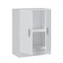 Armoire Forés Blanc ABS Mélamine 59 X 37 X 80 CM