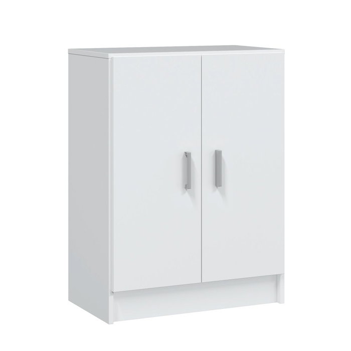 Armoire Forés Blanc ABS Mélamine 59 X 37 X 80 CM Armoire Forés Blanc ABS Mélamine 59 X 37 X 80 CM