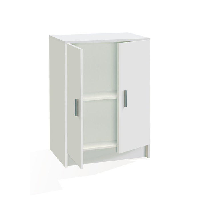 Armoire Forés Blanc ABS Mélamine 59 X 37 X 80 CM Armoire Forés Blanc ABS Mélamine 59 X 37 X 80 CM