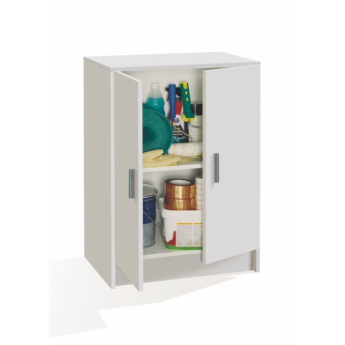 Armoire Forés Blanc ABS Mélamine 59 X 37 X 80 CM Armoire Forés Blanc ABS Mélamine 59 X 37 X 80 CM