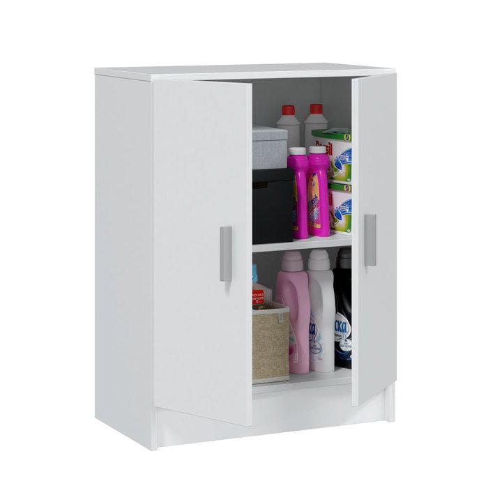Armoire Forés Blanc ABS Mélamine 59 X 37 X 80 CM Armoire Forés Blanc ABS Mélamine 59 X 37 X 80 CM