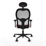Piqueras y Crespo Chaise de Bureau avec Appui-tête Jorquera 3D036N1 Bordeaux