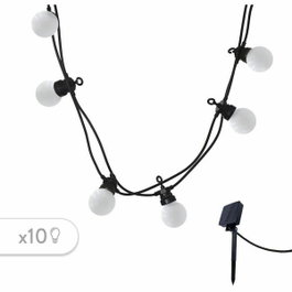 Lumisky Guirlande lumineuse solaire Party Milky Solar 5,70 m, 10 globes blanc chaud LED