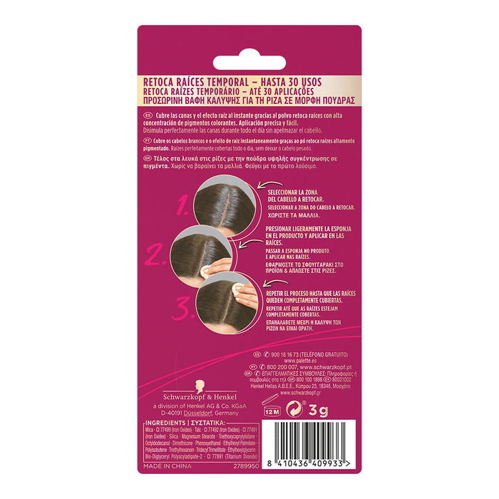 Palette Root Retouch Compact Retouche Racines Marron Clair 3g