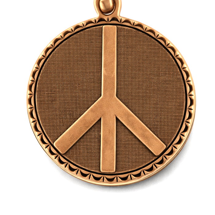 Alex And Ani Bracelet Symbole de la Paix Doré