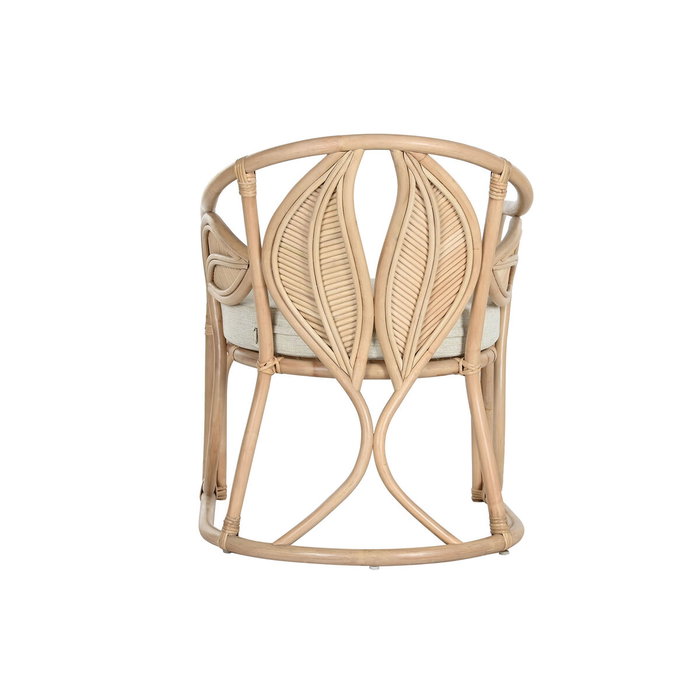 Home ESPRIT Chaise de Salle à Manger Esprit Naturel Rotin