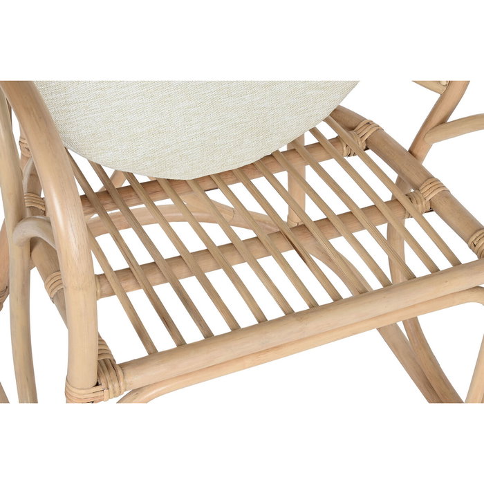 Home ESPRIT Chaise de Salle à Manger Esprit Naturel Rotin