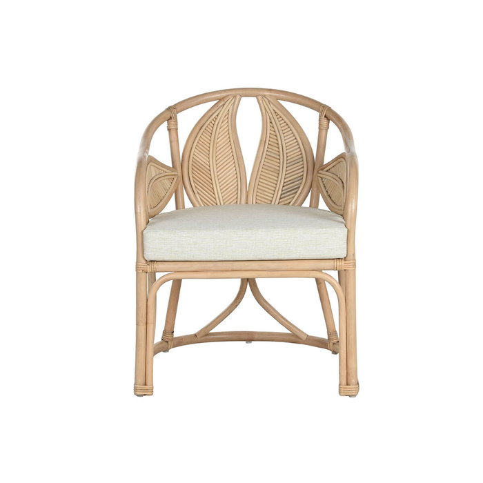 Home ESPRIT Chaise de Salle à Manger Esprit Naturel Rotin