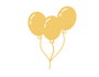Misskuty Pochoir fin ZAG Thème Anniversaire Ballons, 70x93mm