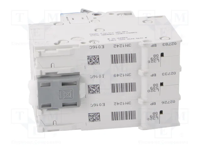 HAGER MCB MCS Quick Connect 16A 3 pôles