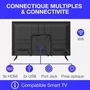 Continental Edison CELED32SVHD25B6 Téléviseur LED Smart 32" (81 cm) HD Smart TV Vidaa avec Wifi, 3xHDMI et 2xUSB