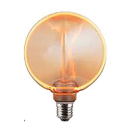 Fbright G183 Ampoule LED Décorative Halo Extérieur E27 4W 265lm 1800K Lumière Chaude Cristal Doré Vintage Ø183x232mm