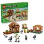LEGO Minecraft 21596 L'Évocateur à l'Attaque du Village - Jeu de Construction 9 Ans avec Figurines et Maisons
