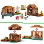 LEGO Minecraft 21596 L'Évocateur à l'Attaque du Village - Jeu de Construction 9 Ans avec Figurines et Maisons