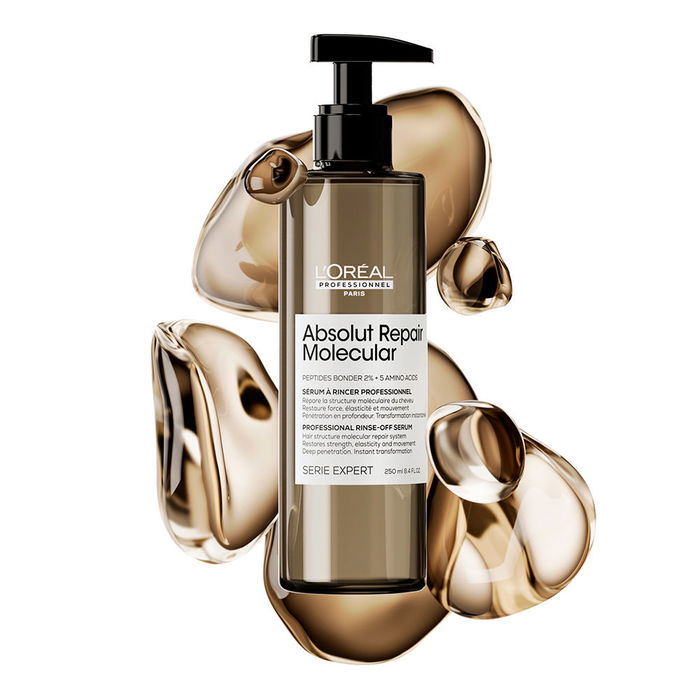 L'Oréal Professionnel Paris Sérum Absolut Repair Molecular Traitement de Rinçage pour Cheveux Abîmés 250 ml