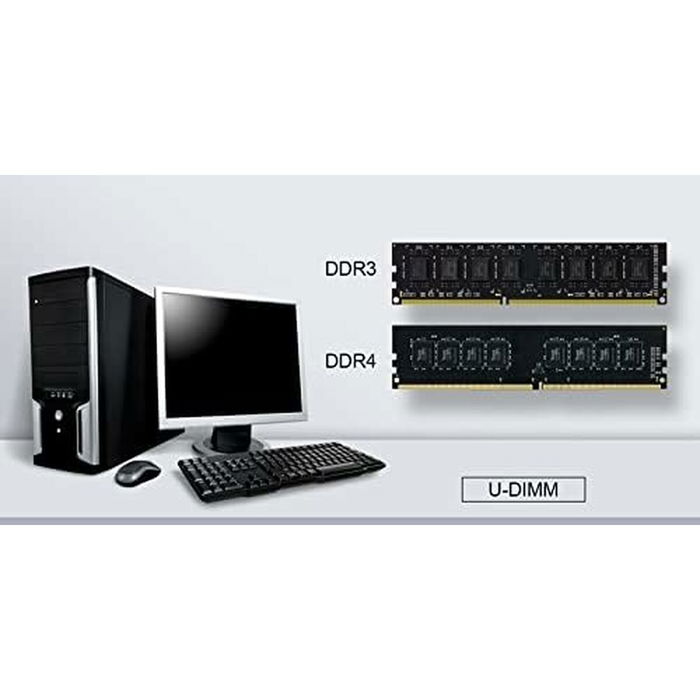 Team Group ELITE TED432G3200C2201 Mémoire RAM DDR4 32 Go 1 x 32 Go 3200 MHz CAS 22 1.2 V DIMM 288-pins pour PC