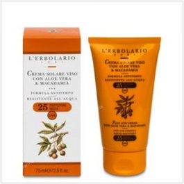 L´ERBOLARIO SOLAR Crème faciale aloe et macadamia