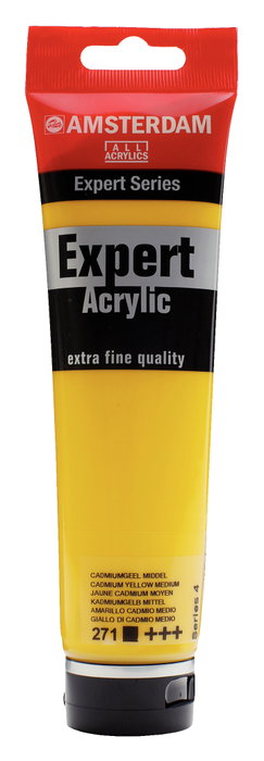 Amsterdam Expert Series Peinture Acrylique Jaune Cadmium Moyen 271, 150 ml Amsterdam Expert Series Peinture Acrylique Jaune Cadmium Moyen 271, 150 ml
