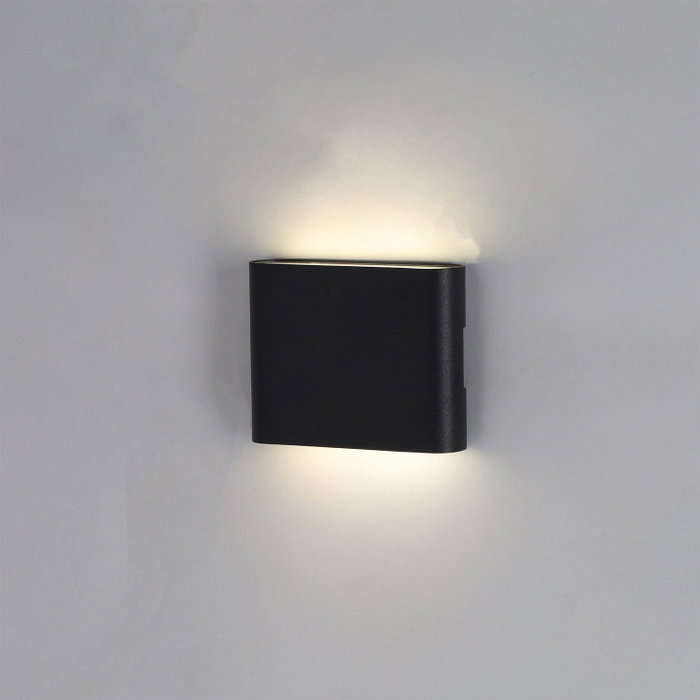 Medford Applique murale LED noire 2x3 W Medford Applique murale LED noire 2x3 W