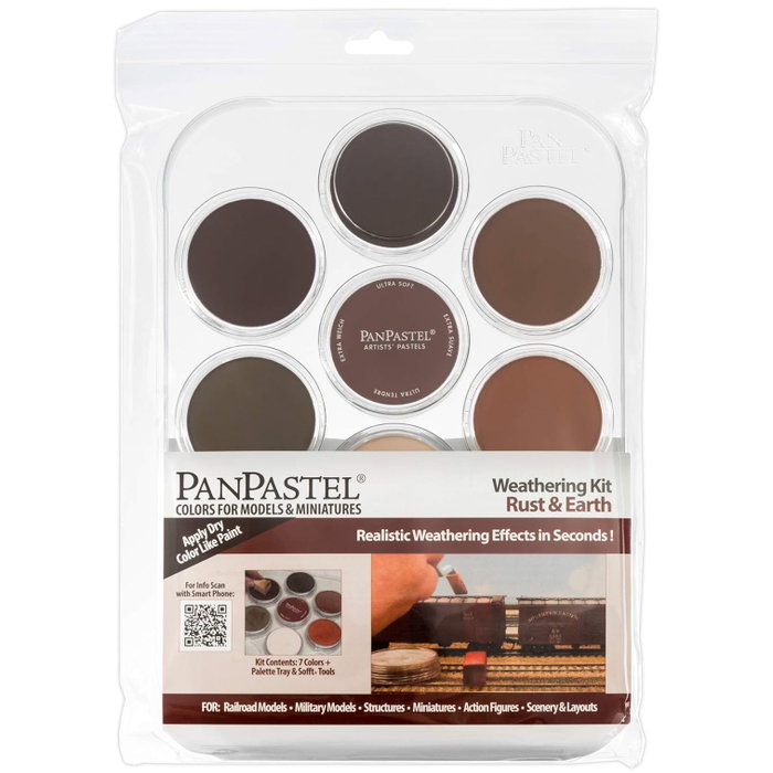 Panpastel Set de 7 Couleurs de Modelage (Weathering - Rust & Earth) Panpastel Set de 7 Couleurs de Modelage (Weathering - Rust & Earth)
