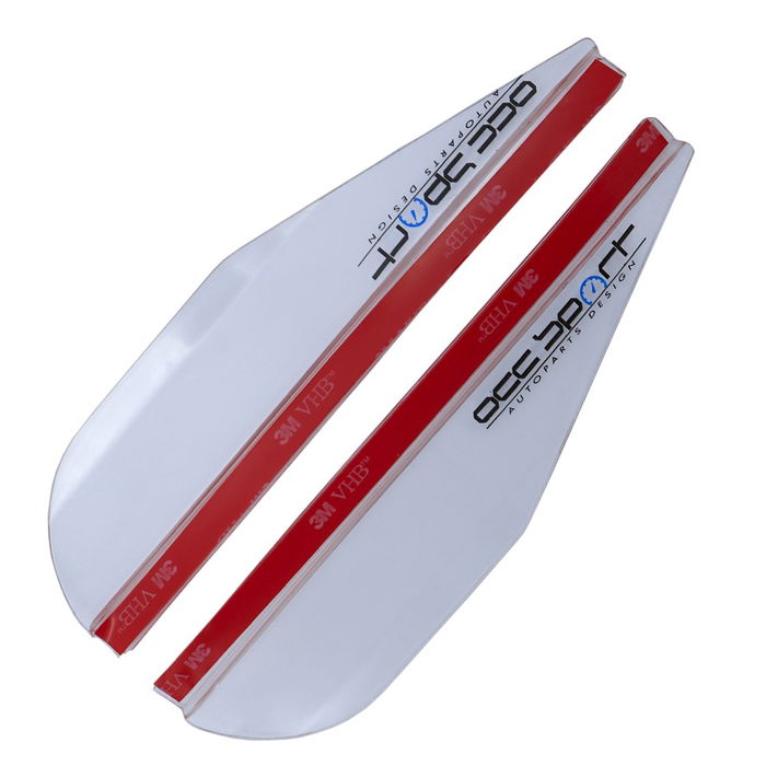 Occ Sport OCCDEC021 Protecteur De Pluie Pour Miroir Rétroviseur Latéral Translucide Pack De 2