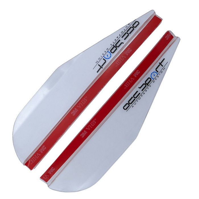 Occ Sport Protecteur de pluie pour miroir rétroviseur latéral translucide (Pack de 2)