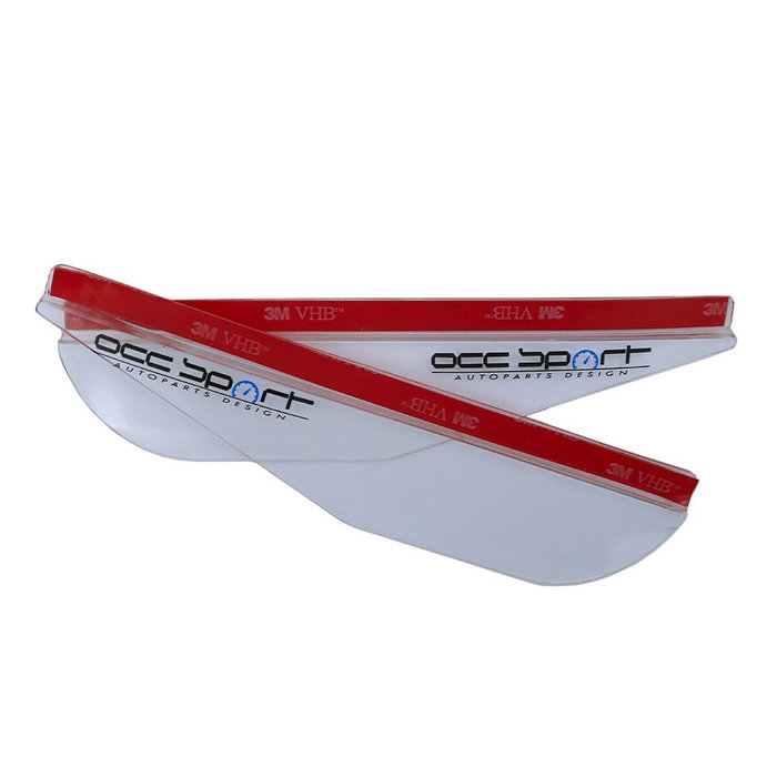 Occ Sport Protecteur de pluie pour miroir rétroviseur latéral translucide (Pack de 2)