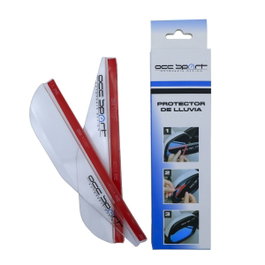 Occ Sport Protecteur de pluie pour miroir rétroviseur latéral translucide (Pack de 2)