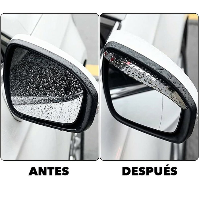 Occ Sport Protecteur de pluie pour miroir rétroviseur latéral translucide (Pack de 2)