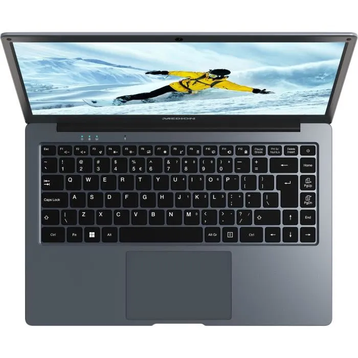 PC Portable Medion Akoya E14223 MD62560 - Écran 14" FHD - Intel Celeron N4120 - RAM 4 Go - eMMC 128 Go - Windows 11 Home S AZERTY