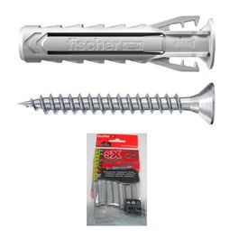 FISCHER Taco Sx Con Tornillo Med.Taco 5-25