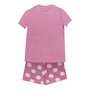 Cerdá Pijama Court 7 Ans en Jersey - Taille 7 Ans - Motif Minnie Mouse - Rose