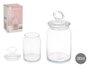 Pasabahce Tarro Kitchen 860 ml en verre transparent 9,8 x 19,3 x 9,8 cm (Set de 6)