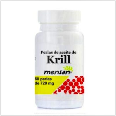 Mensan Huile de Krill 720mg 60 Perles Complément Alimentaire Oméga 3 EPA DHA Mensan Huile de Krill 720mg 60 Perles Complément Alimentaire Oméga 3 EPA DHA