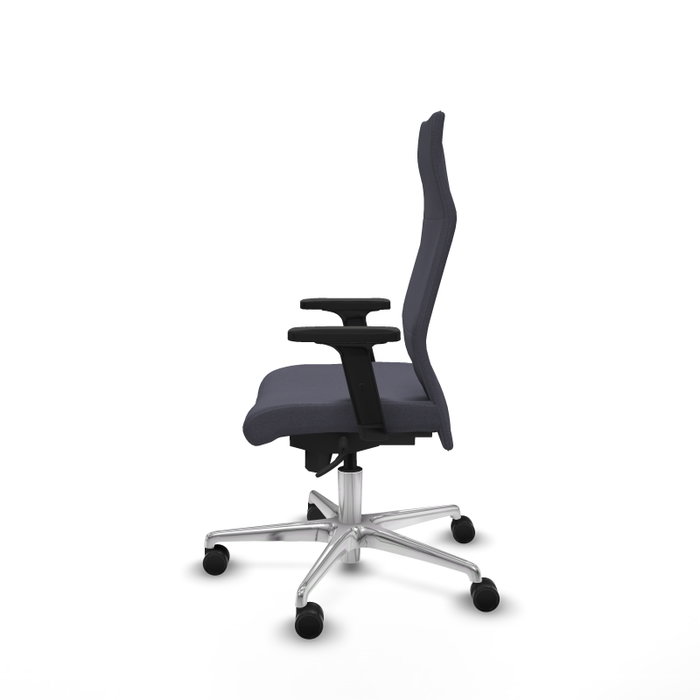 Piqueras Y Crespo Fauteuil de bureau Albacete Gris foncé avec mécanisme synchrone et bras 2D
