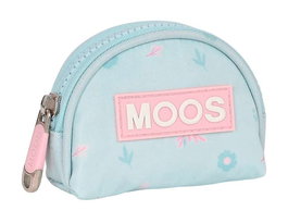 Safta Monedero XS Moos Garden - Porte-monnaie pour enfant, 3 ans, acolochado, impression Rolling Printing, azur turquoise, 9.5 x 7 x 3 cm