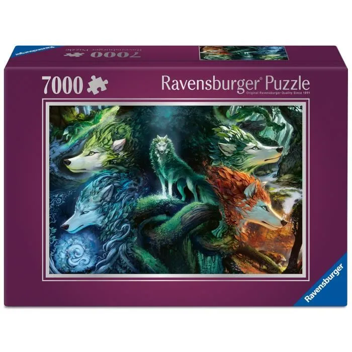 Ravensburger - Puzzle Les Loups 7000 Pièces - Jeu de patience et de détente pour adultes Ravensburger - Puzzle Les Loups 7000 Pièces - Jeu de patience et de détente pour adultes