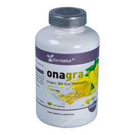 PLANNATUR Onagra 1000 mg 130 perles complément alimentaire huile d'onagre acide gamma-linolénique
