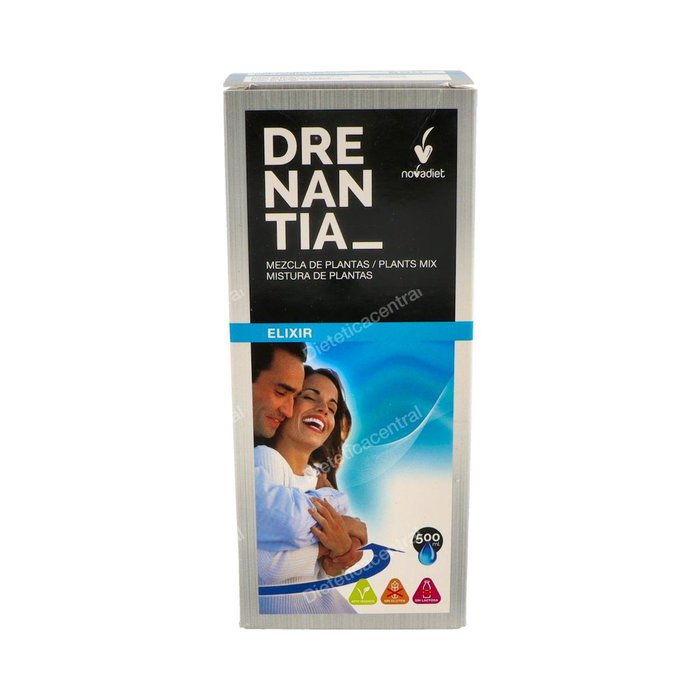 NOVADIET Drenantia 500 ml, élixir minceur dépuratif, retention liquides, plantes, vegan NOVADIET Drenantia 500 ml, élixir minceur dépuratif, retention liquides, plantes, vegan