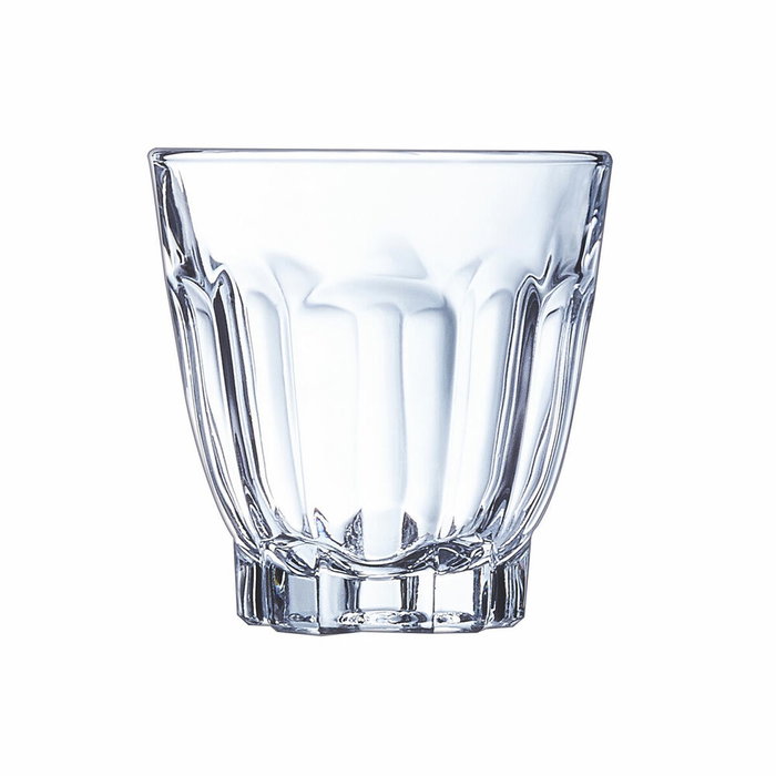 Arcoroc Verre Bas Arcadie 16 cl - Set de 6 Verres en Verre Trempé Transparent