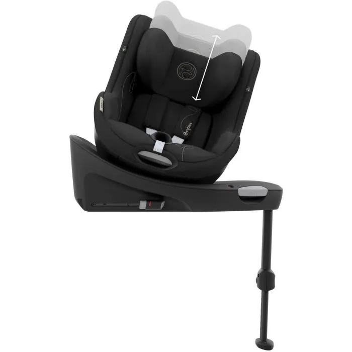 Cybex Sirona G Siège Auto Pivotant 360° i-Size, 61-105 cm, Naissance à 4 Ans, Moon Black Cybex Sirona G Siège Auto Pivotant 360° i-Size, 61-105 cm, Naissance à 4 Ans, Moon Black