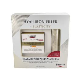 Eucerin Coffret Hyaluron-Filler + Elasticité Jour SPF30 Crème 50ml + Contour Yeux SPF20 15ml 2 pcs