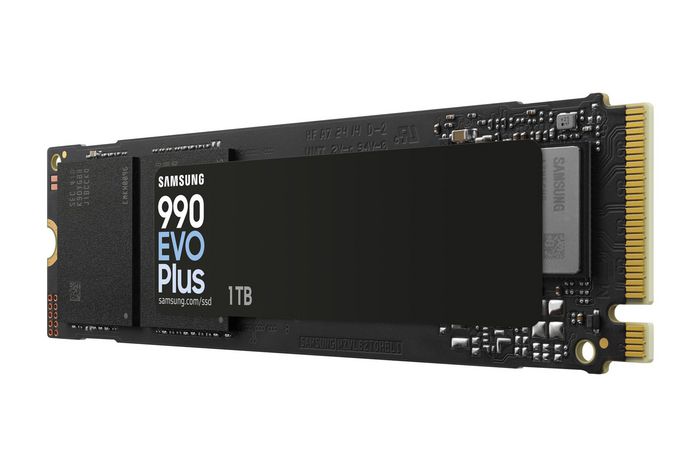 Samsung SSD Interne M.2 990 EVO Plus 1 To NVMe PCIe 4.0 et 5.0, Vitesse Lecture 7250 Mo/s, pour Gaming et Ordinateur Portable