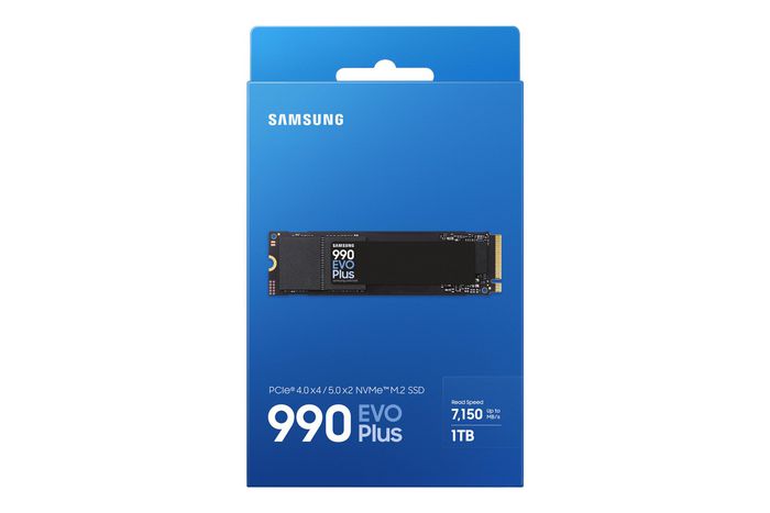 Samsung SSD Interne M.2 990 EVO Plus 1 To NVMe PCIe 4.0 et 5.0, Vitesse Lecture 7250 Mo/s, pour Gaming et Ordinateur Portable